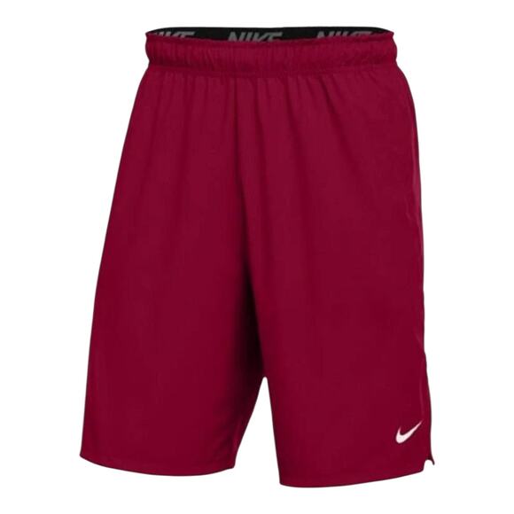 New Nike Mens Large Shorts Maroon Flex 2.0 No Pockets Lightweight Dri Fit - Picture 1 of 4